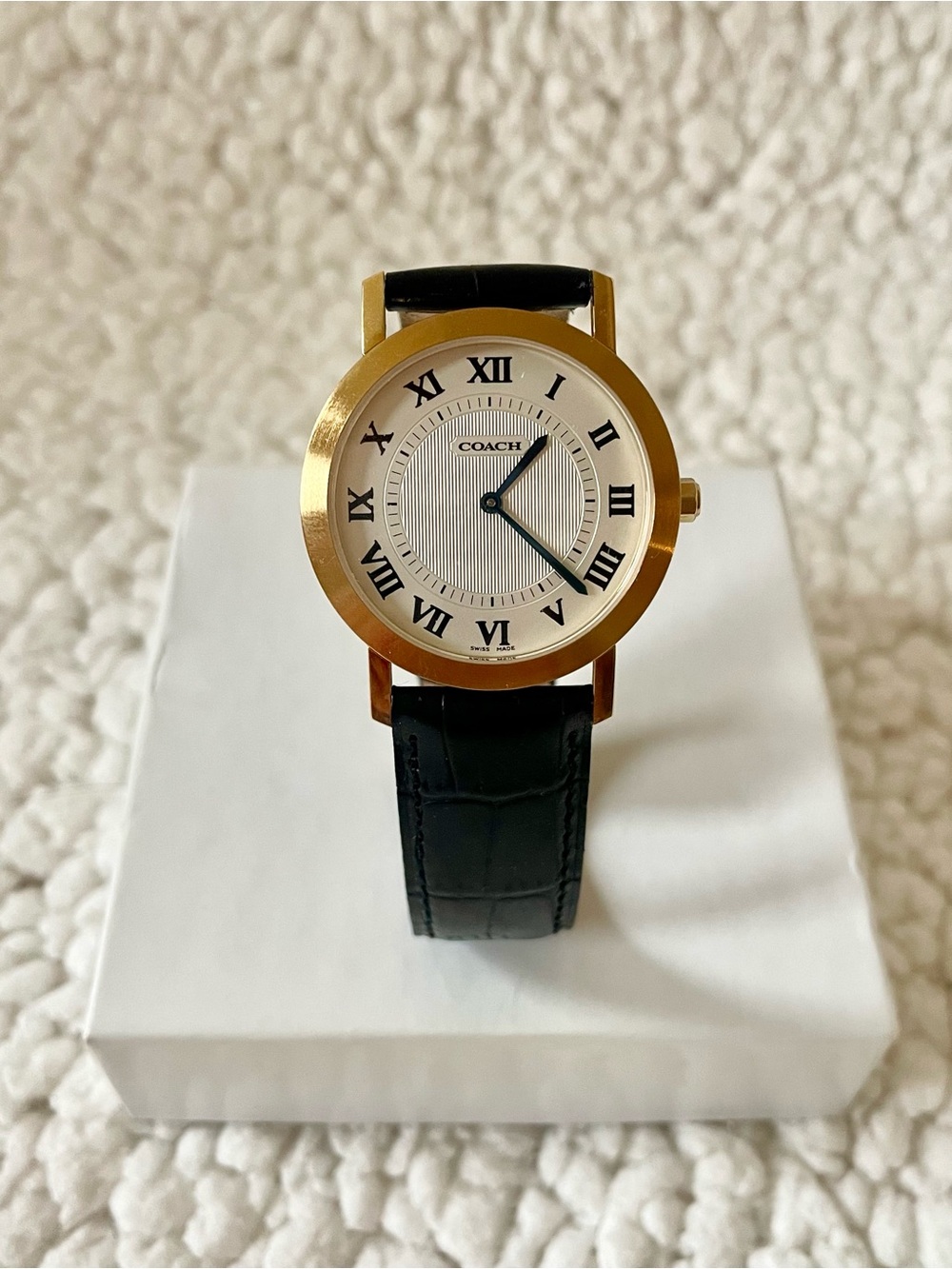 Classic COACH Vintage W133 Watch Stainless Steel Water Resistant 3ATM